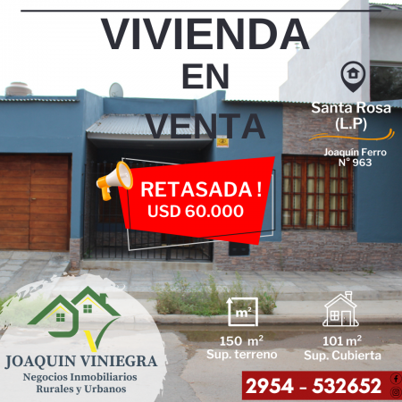 Foto Casa en Venta en Santa Rosa, La Pampa - U$D 60.000 - pix1186911291 - BienesOnLine