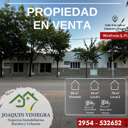 Foto Casa en Venta en Winifreda, La Pampa - U$D 78.000 - pix1186941291 - BienesOnLine
