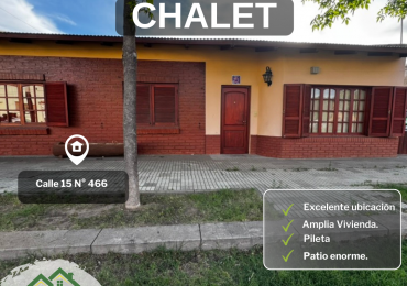 HERMOSO CHALET CENTRICO CON PILETA