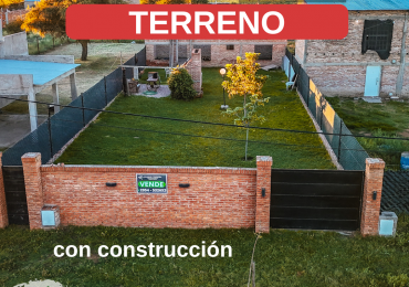 TERRENO EN VENTA EN VICTORICA - CON CONSTRUCCION INICIADA 