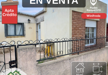  VIVIENDA  EN VENTA   APTA CREDITO HIPOTECARIO 