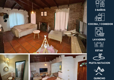 VENDE  HERMOSA CASA QUINTA EN VILLA AMALIA"